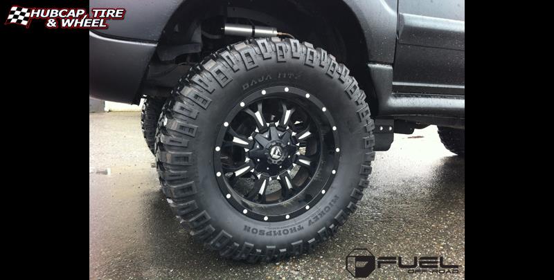 vehicle gallery/ford sport trac fuel krank d517 0X0  Matte Black & Milled wheels and rims